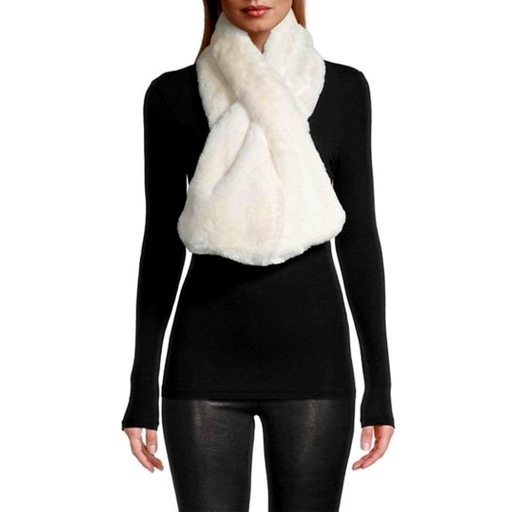 Curateur Box Of Style Rachel Zoe Apparis Bambi Lightweight Faux Fur Scarf Cream